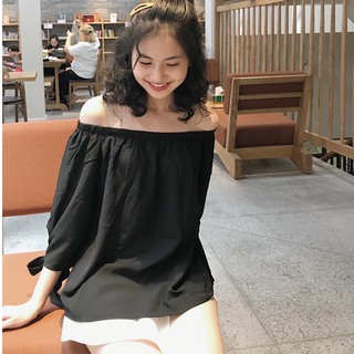Áo trễ vai voan tay nơ TKA118 1994closet