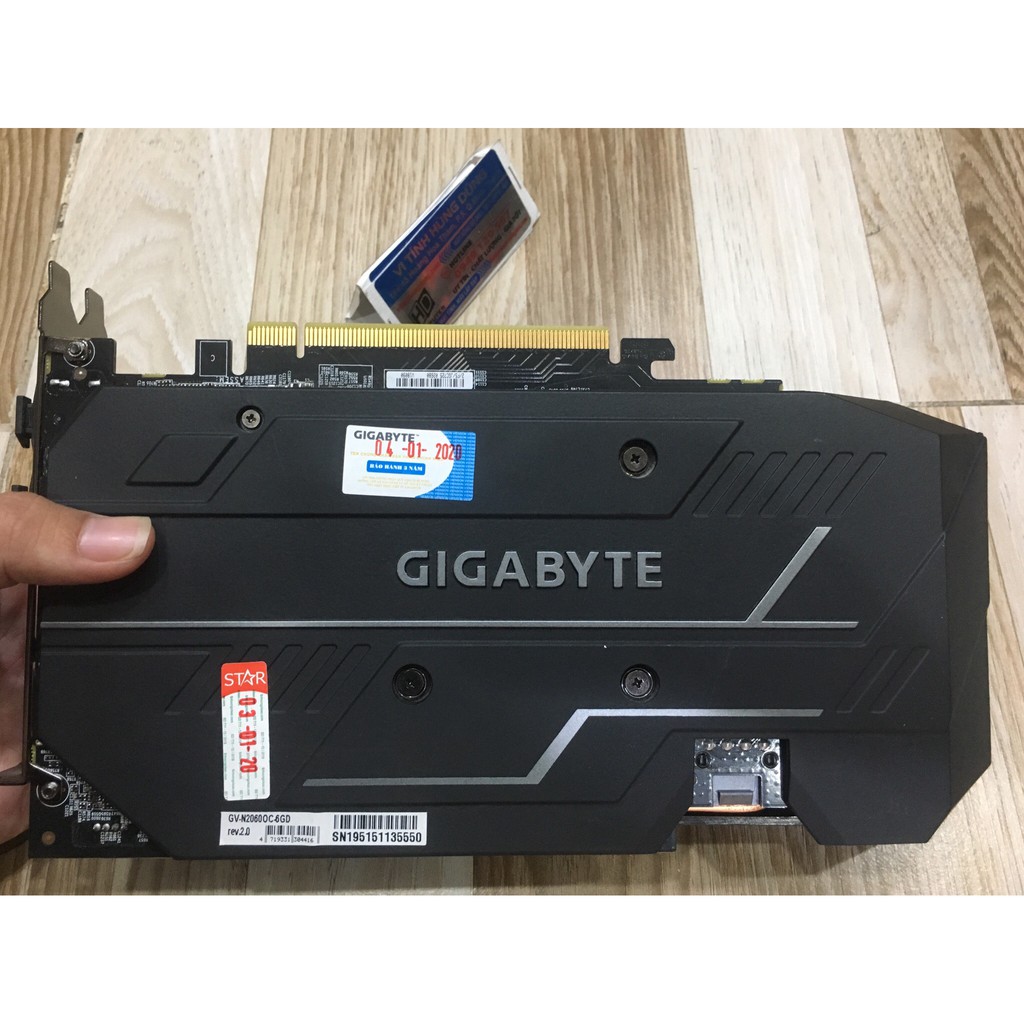 VGA RTX 2060 6G D6 các hiệu Gigabyte MSI Asus Zotac Colorful Galax