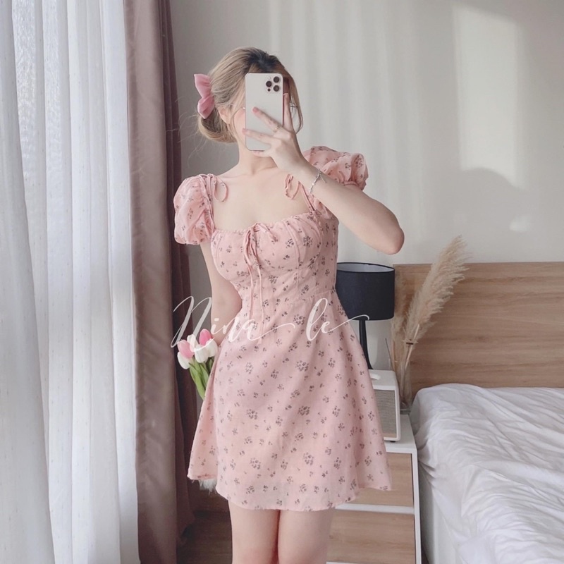 Váy hoa nhí cúp ngực dây