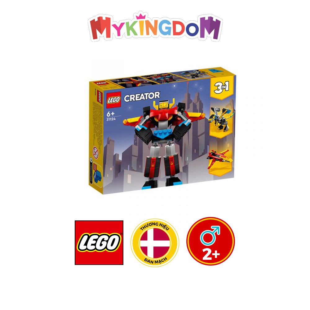Đồ Chơi LEGO CREATOR Siêu Rô Bốt 31124 (159 chi tiết)
