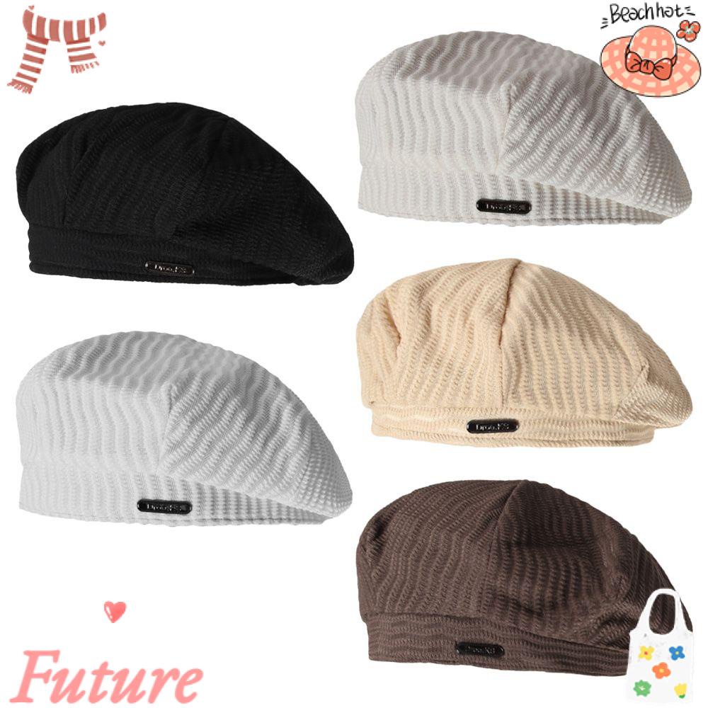 Future Mũ Nồi Beret Thoáng Khí Phong Cách Họa Sĩ Cổ Điển