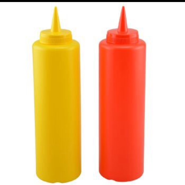 Chai sốt loại to nhất 500ml đựng dung dịch làm đông slime