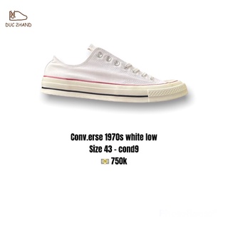 Converse 1970s cổ thấp màu trắng - size 42