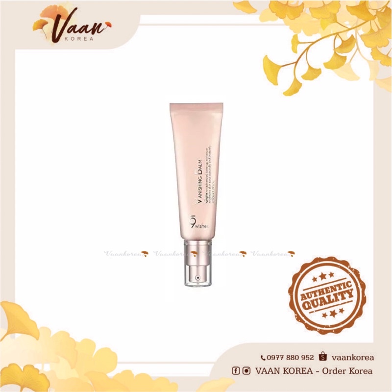 Kem dưỡng trắng nâng tone 9Wishes Vanishing Balm Glow