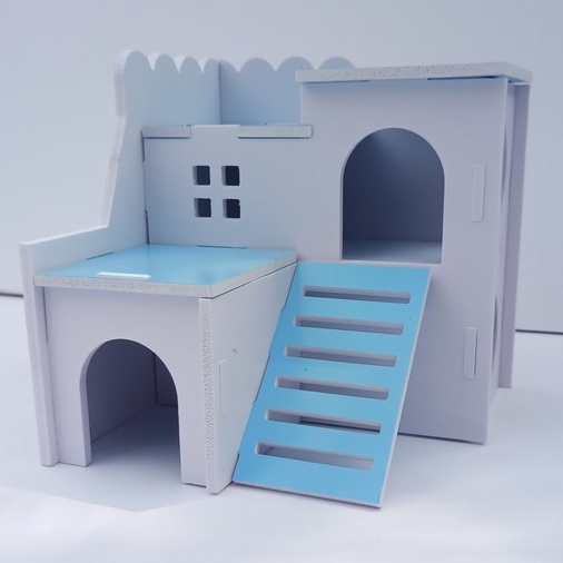 Nhà ngủ hiện đại paris cho hamster kích thước 15x15.5x15cm - XNTC03