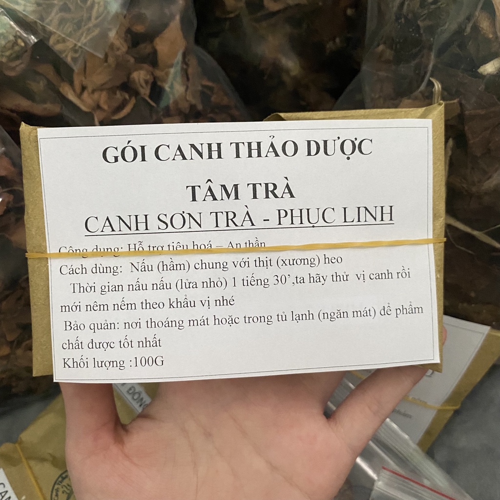 Canh Sơn Trà Phục Linh -Gói Canh Thảo Dược