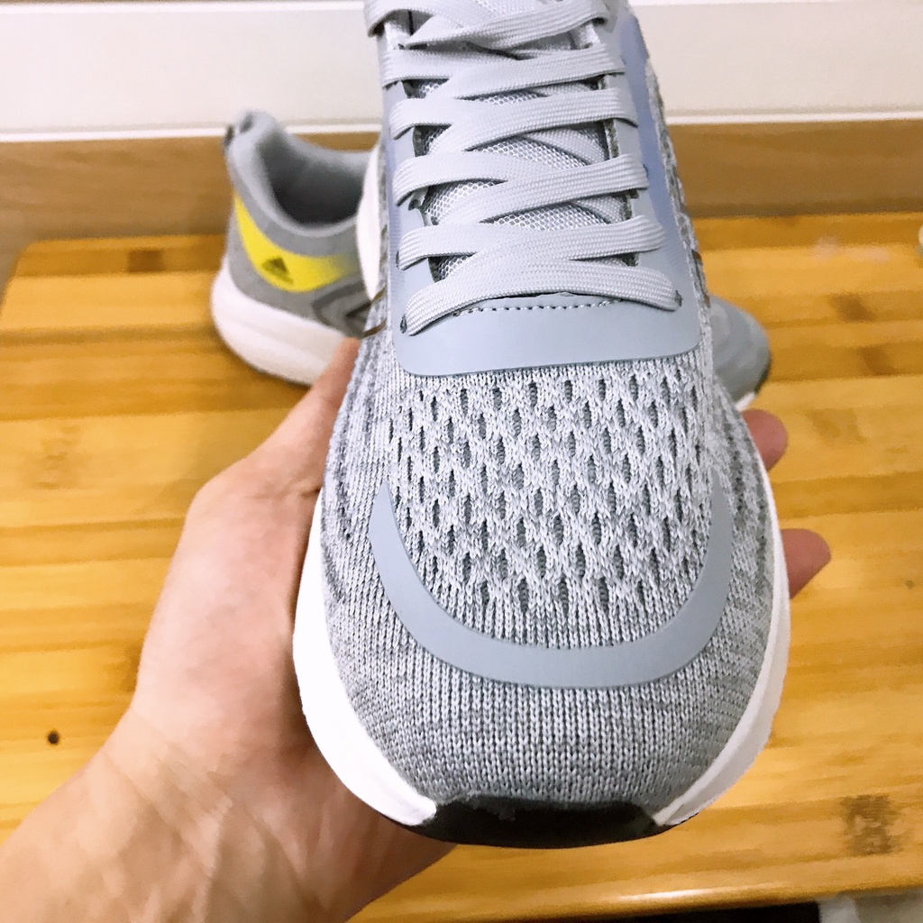 [KÈM HỘP và TẶNG TẤT] Giày thể thao sneaker nam nữ 𝑨 𝒅𝒊 𝒅𝒂𝒔 A152 Ghi vàng, size 40-44.   .