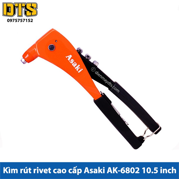 Kìm rút đinh tán rive cao cấp Asaki AK-6802 10.5inch (Kìm rút rive)