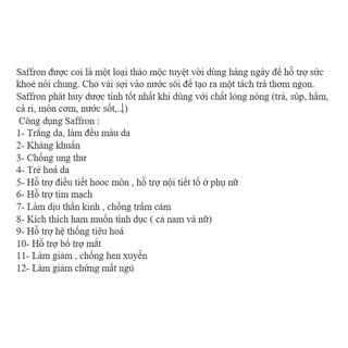 Nhụy hoa nghệ tây Baby