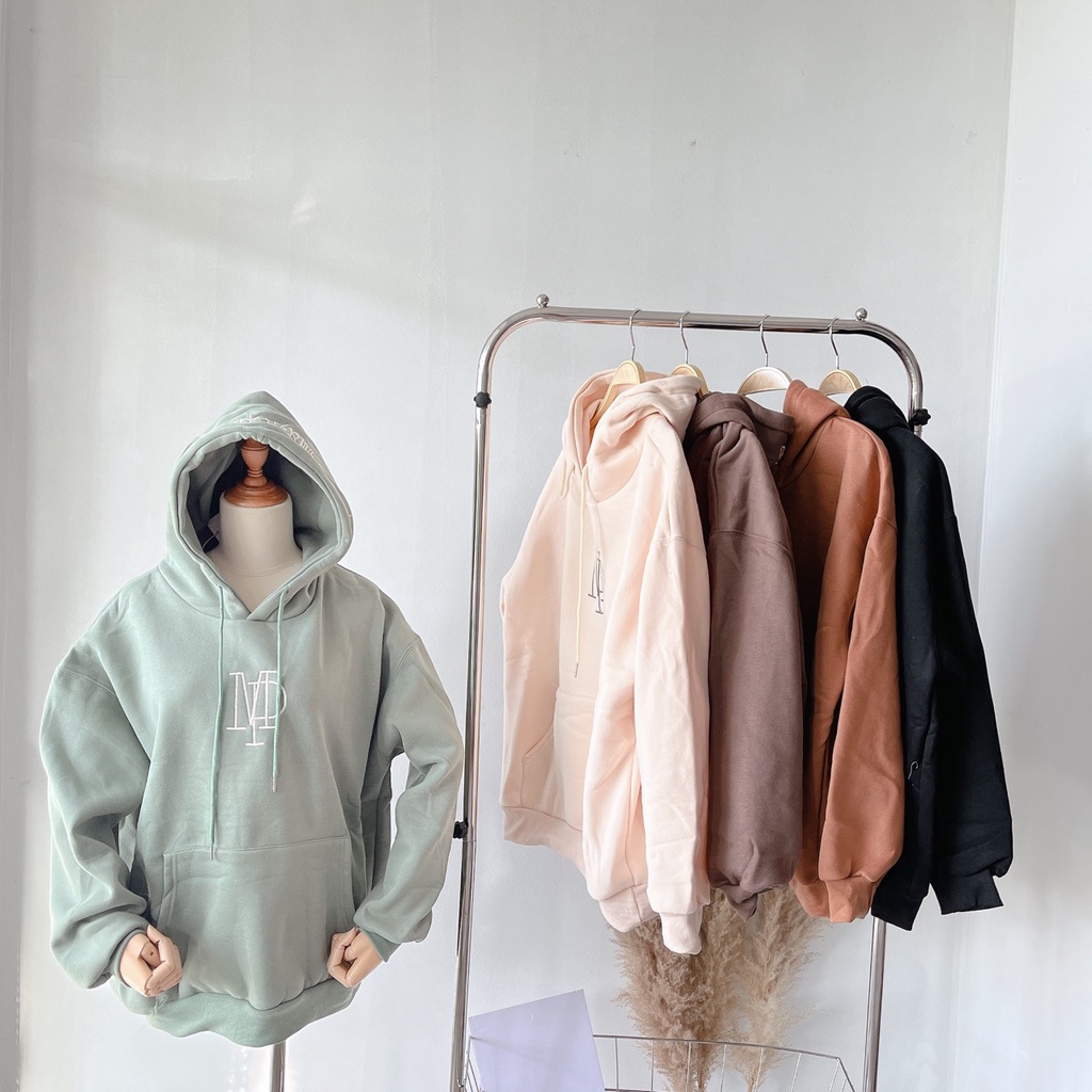 Áo Hoodie Thêu Chữ Ngực Mũ Tay Dài Hàng Quảng Châu | Smide Cloting