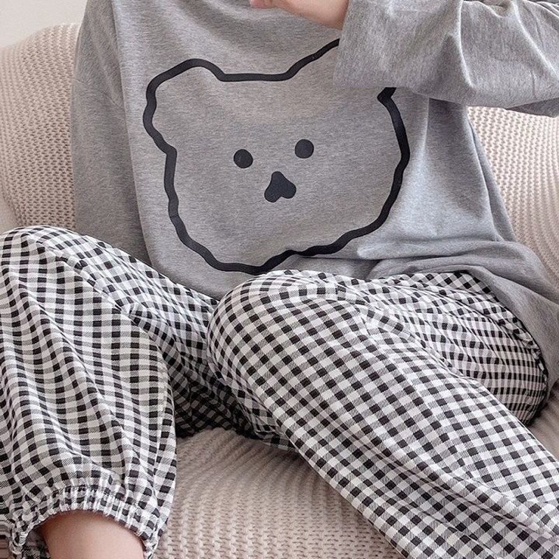 Bộ ngủ gấu phong cách xinh xắn | BigBuy360 - bigbuy360.vn