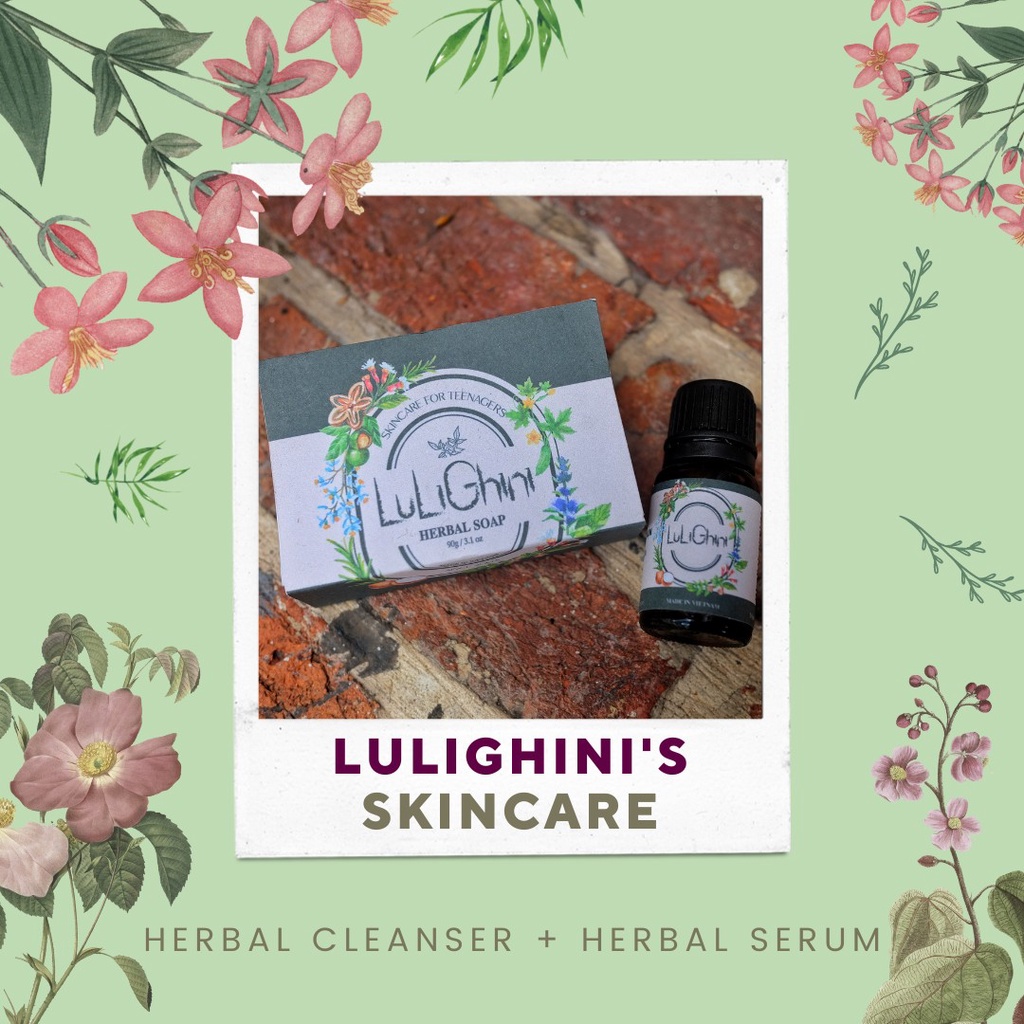 Herbal Cleanser Lulighini - Xà bông rửa mặt