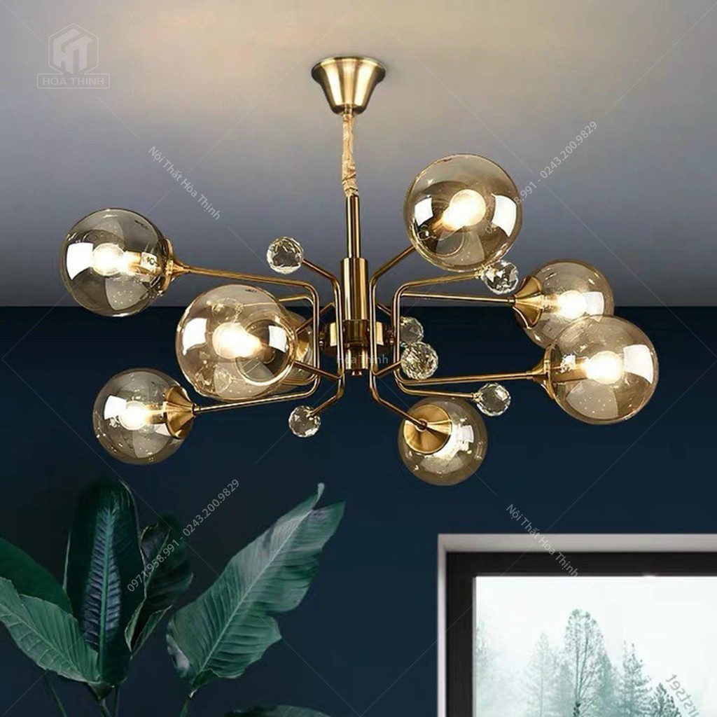 Đèn thả Anson phong cách Tân Cổ Điển decor trang trí phong khách phòng ngủ HTDT-28