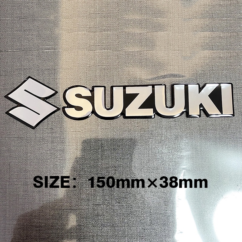 Hình dán xe máy Miếng Dán logo Suzuki Bằng Nhựa Epoxy Trang Trí tem