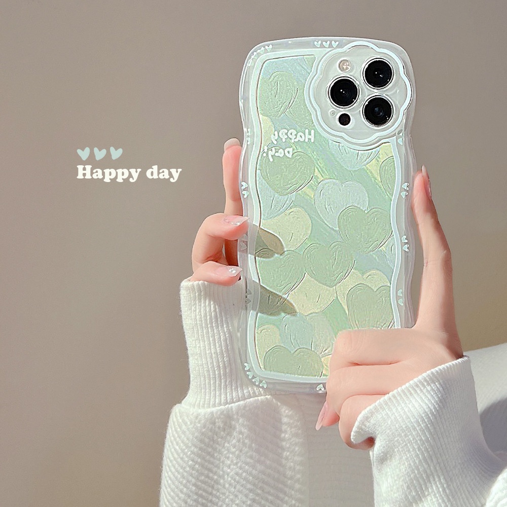 Ốp Điện Thoại Tpu Mềm Trong Suốt Viền Gợn Sóng Cho iPhone 13 13pro 13prm iPhone 11 7Plus 8Plus Xr XS 13 12 Pro Max