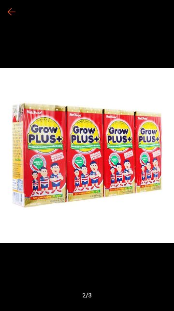 Sữa bột pha sẵn Nutifood Grow Plus đỏ 180 ml( Date mới  )