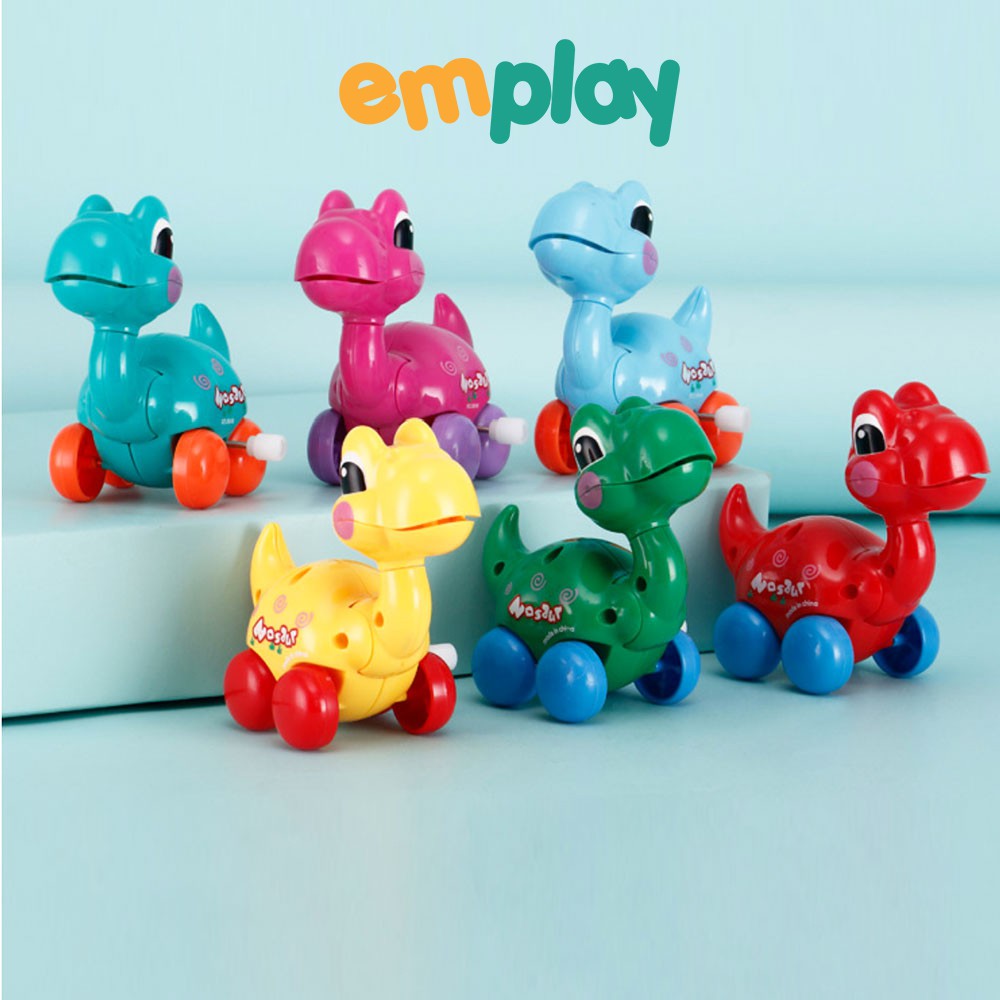 Đồ chơi khủng long Emplay chạy cót cao cấp, chất liệu nhựa ABS cao cấp và an toàn, đồ chơi cho trẻ giải trí, sáng tạo
