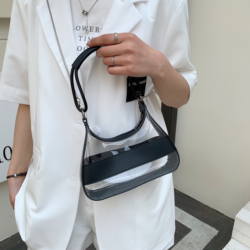 Túi Đeo JASMIN NOIR Chéo Hình Bán Nguyệt Thiết Kế Đơn Giản Thời Trang Cho Nữ