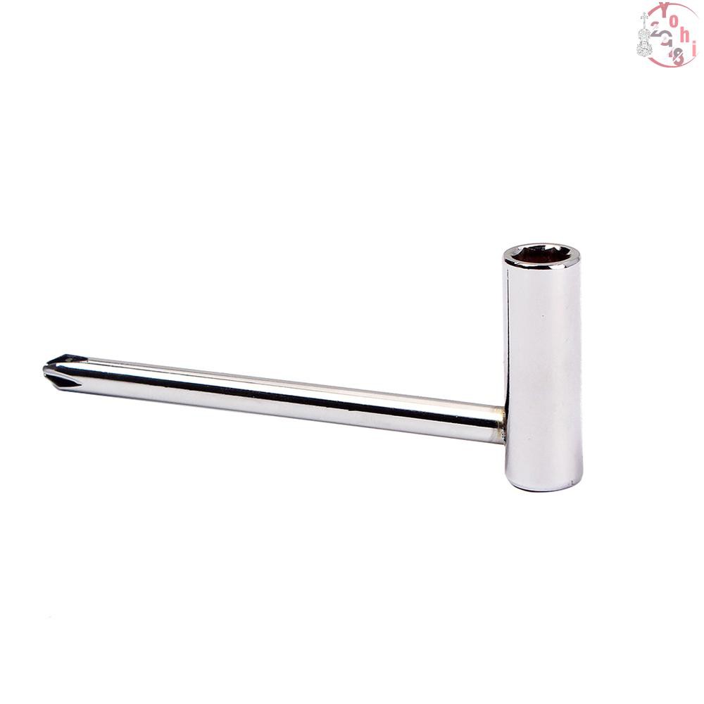 ♫ Guitar Truss Rod Wrench with 7mm Nut Driver 1/4" 6.35mm Cross Screwdriver for Taylor Guitar Steel