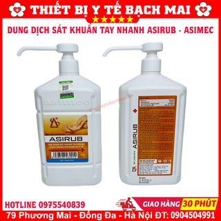 Nước Rửa Tay Khô Sát Khuẩn Tay Nhanh ASIRUB 1000ML, 500ml