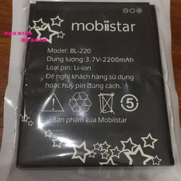Pin mobistar BL-220 ( phụ liện bé nhím)