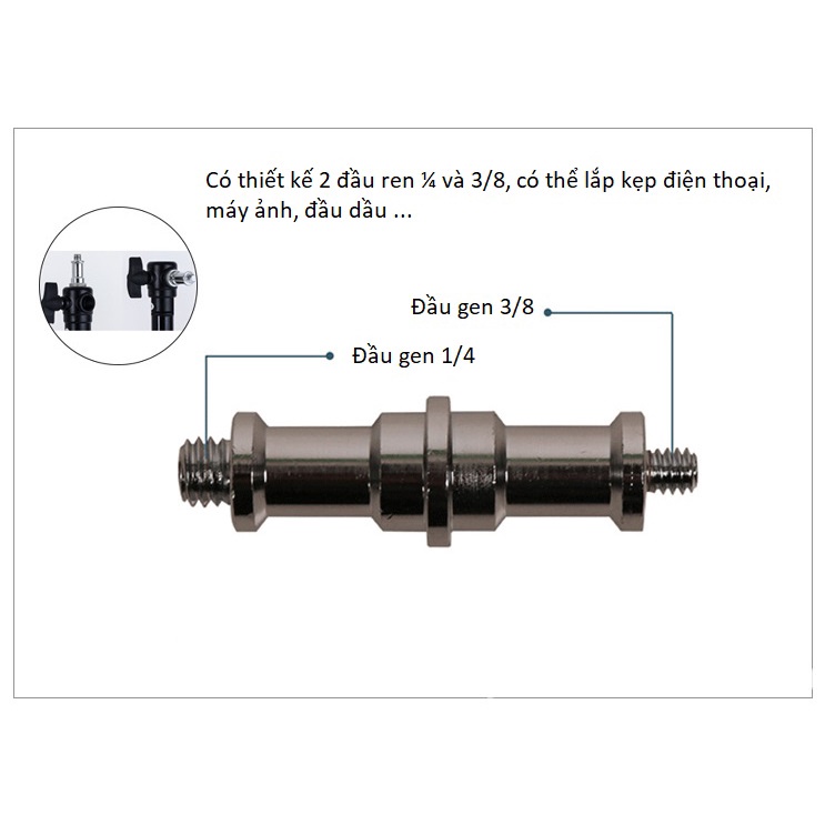 Chân đèn hợp kim nhôm 4m