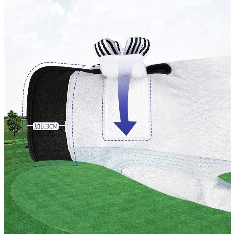 1 Đôi Găng Tay Da Cừu Chơi Golf Chống Trượt Thoáng Khí Cho Nữ ST027