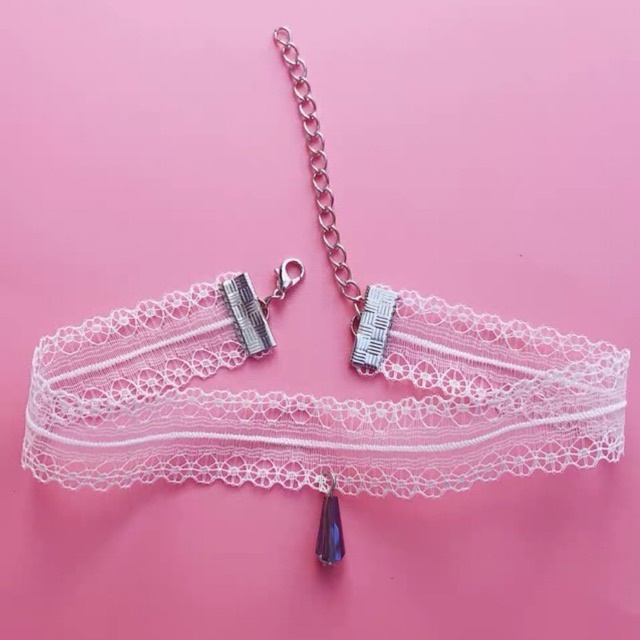 Vòng cổ ren thời trang nữ xinh - Maben