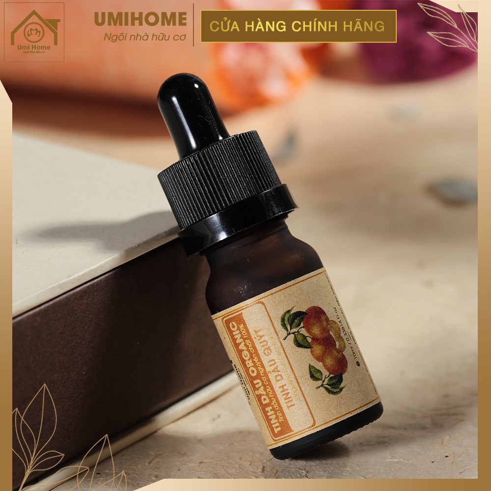 Tinh dầu Quýt hữu cơ UMIHOME 10ml nguyên chất