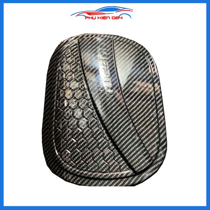 Ốp nắp bình xăng Tucson 2016-2017-2018-2019-2020-2021 vân cacbon chống trầy trang trí ô tô