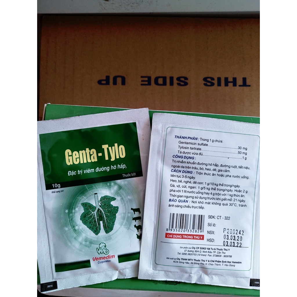 [ Hàng Chính Hãng] GENTA TYLO GÓI 50G VMD
