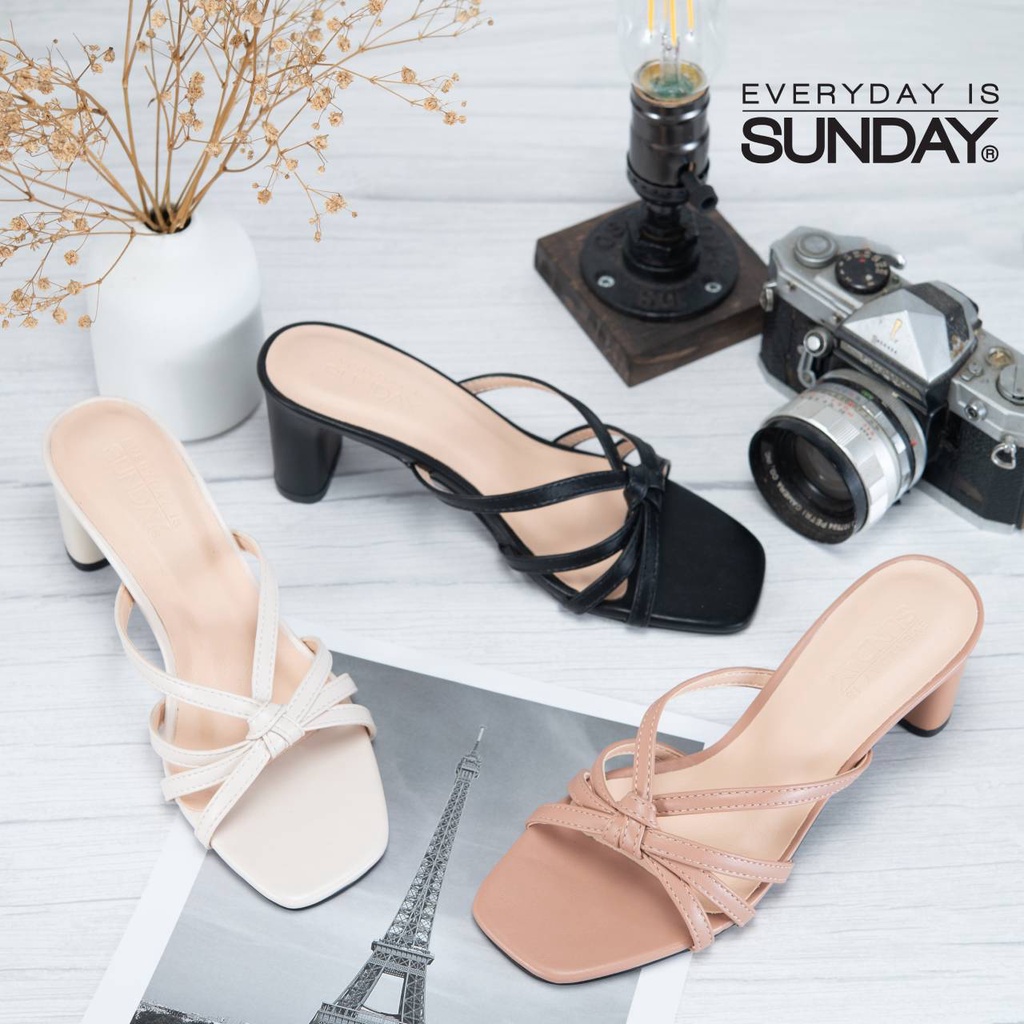 Guốc Gót Vuông SUNDAY GG27