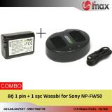 Bộ 1 pin + 1 sạc Wasabi for Sony NP-FW50