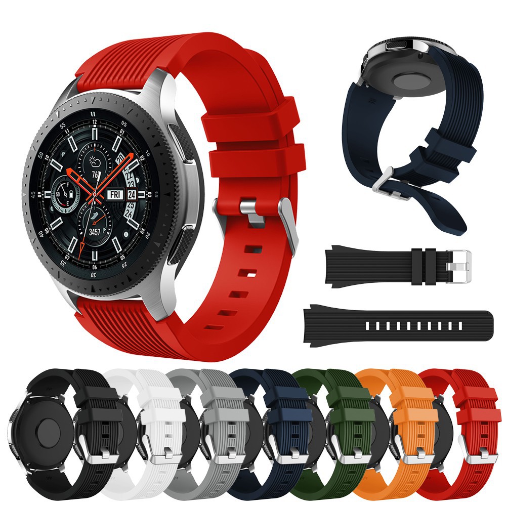 Dây đeo silicone thay thế cho Samsung Gear S3 Frontier Classic/Galaxy Watch 46mm/Huami Amazfit 2/2S/Stratos