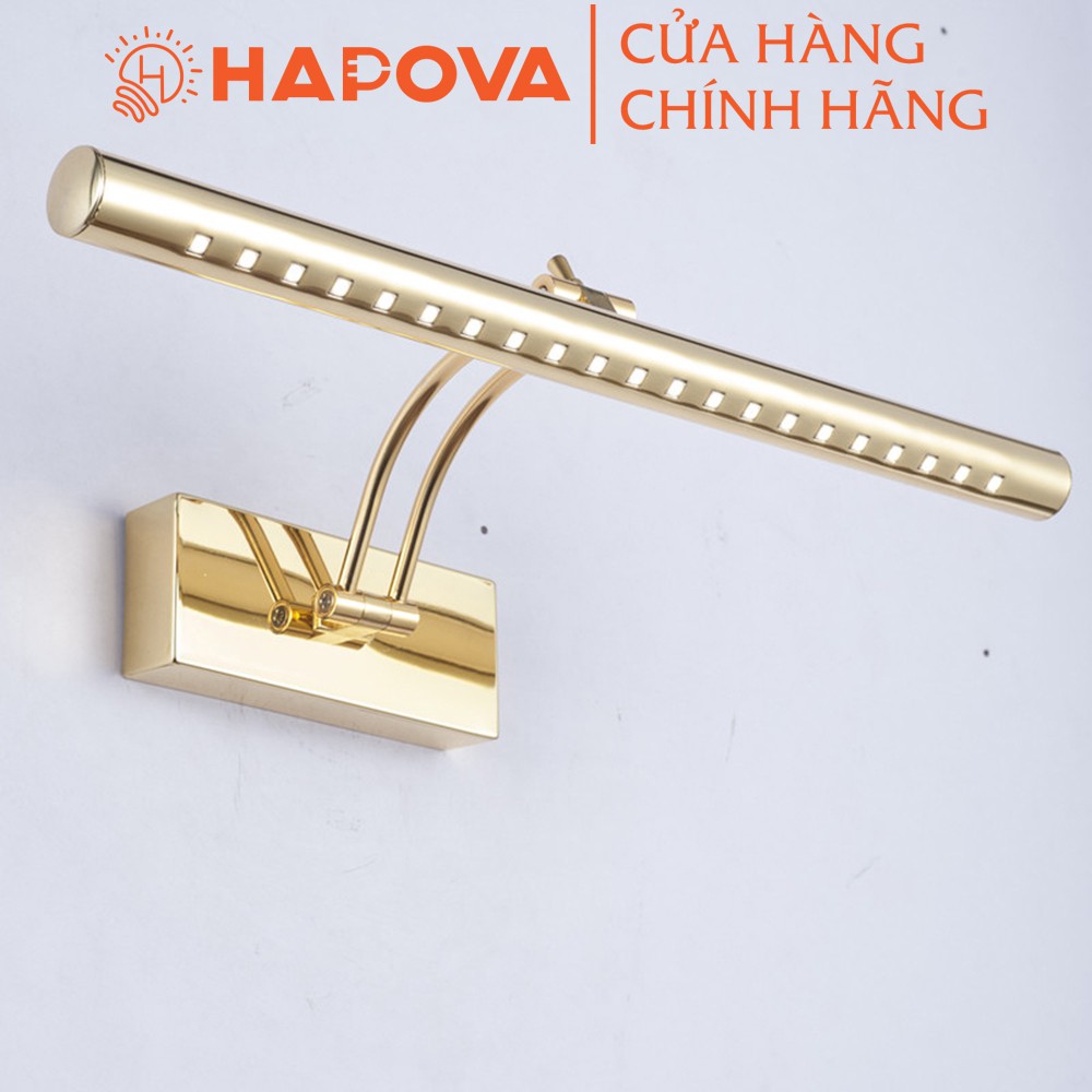 Đèn soi tranh đèn chiếu tranh HAPOVA inox ST 7048 dài 0.8m