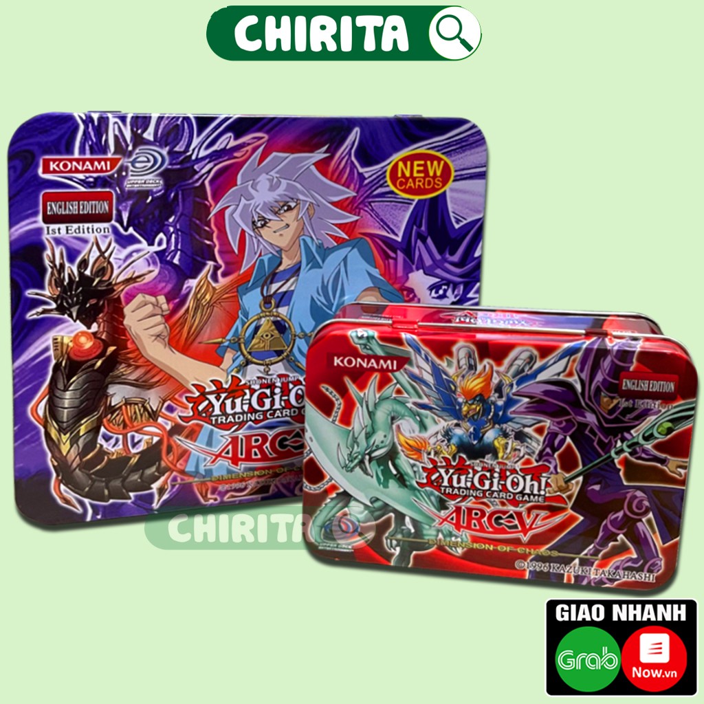 Bài YUGIOH HỘP SẮT Phiên Bản Tiếng Anh - 41 Thẻ Bài Bằng Giấy Cao Cấp Đồ Chơi Trẻ CHIRITA