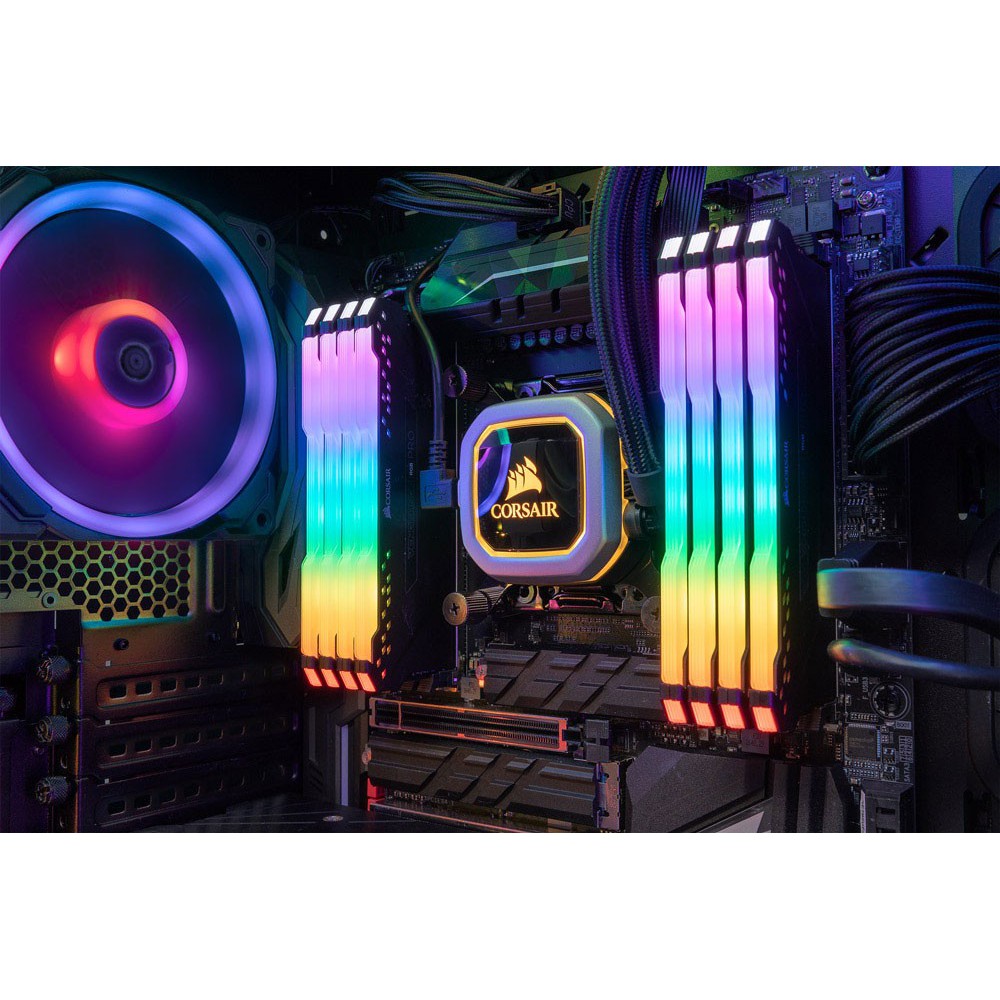 Bộ Nhớ Ram Corsair Ram PC Corsair Vengeance RGB Pro 32GB 3200Mhz DDR4 (2x16GB)