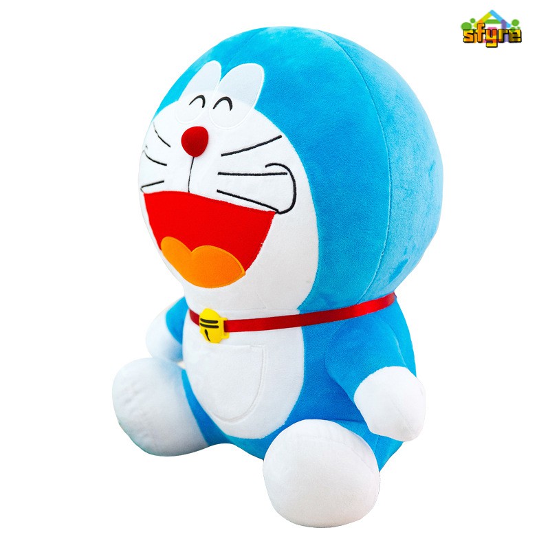 Thú Nhồi Bông Hình Mèo Máy Doraemon Cỡ Lớn Mềm Mại Cho Bé Gái