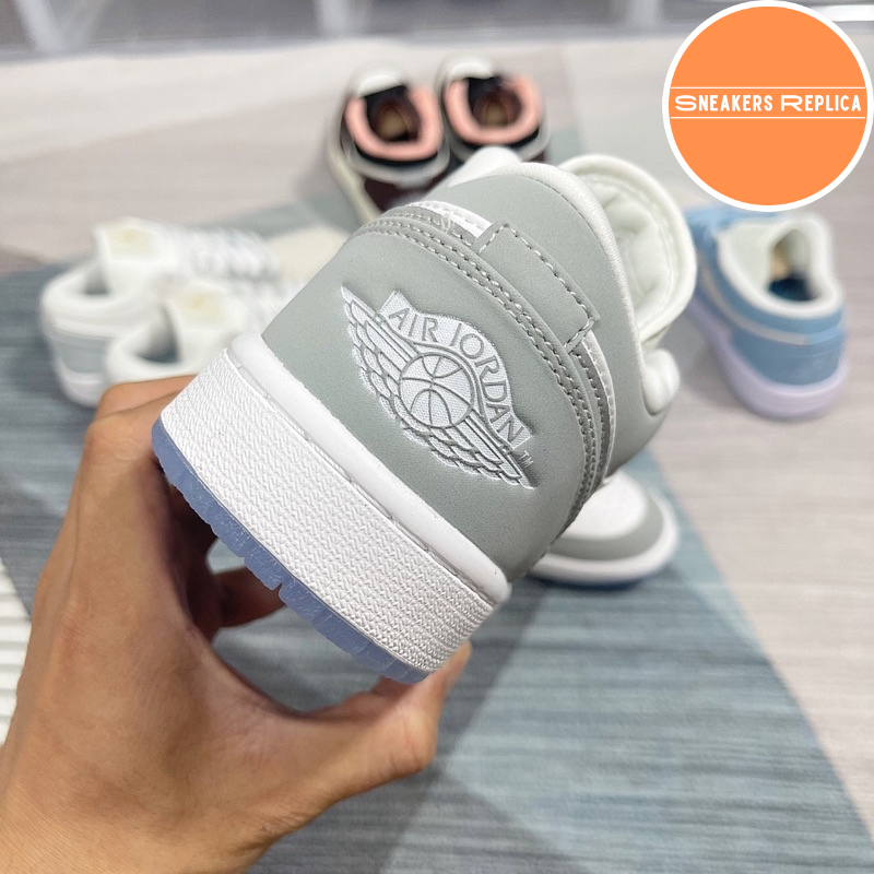 Giày Air Jordan 1 Low Wolf Grey - Fullbox Bản Cao Cấp