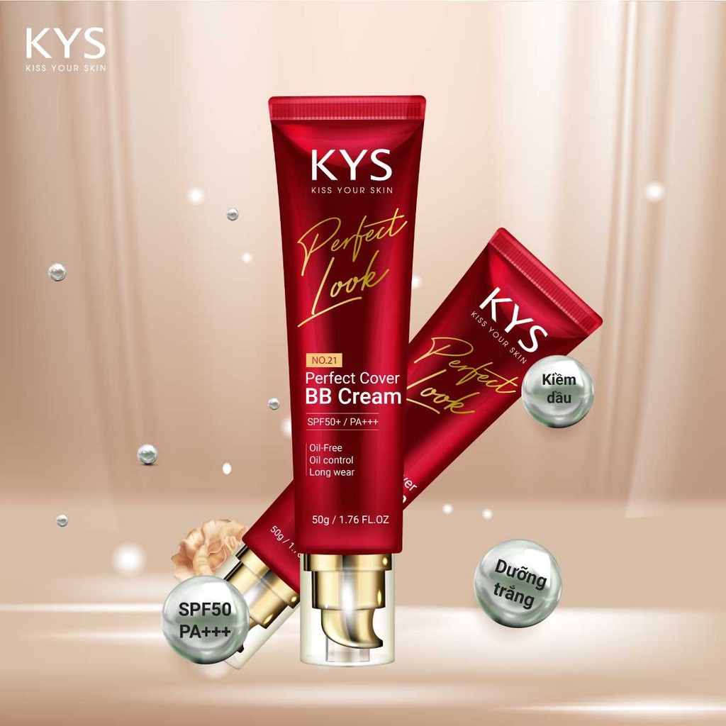 [Mã BMBAU50 giảm 7% đơn 99K] Kem nền đa năng BB Cream KYS Chocolate Perfect Cover 3in1 50g