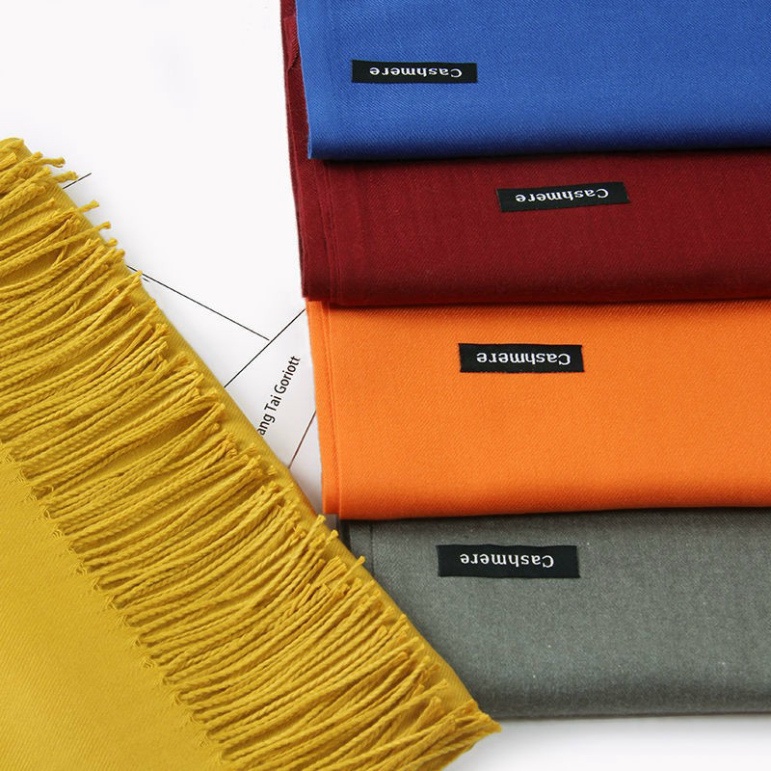 Khăn Choàng Cổ FREESHIPKhăn dạ Cashmere quàng cổ lông cừu nam, nữ bản to 200 x 70cm, 250g loại cao cấp