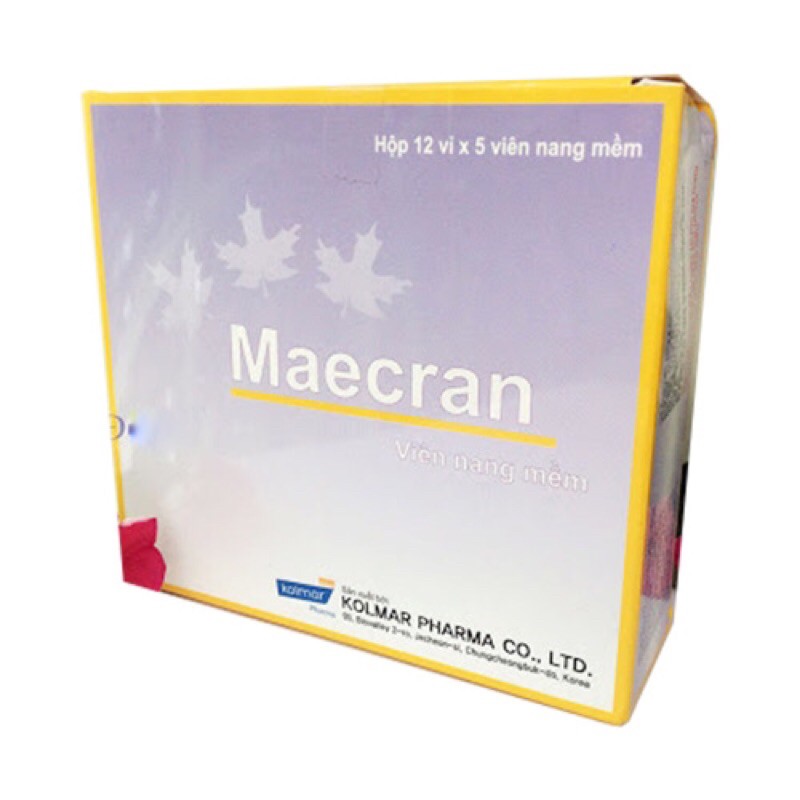 [CHÍNH HÃNG + QUÀ TẶNG ] MAECRAN (H/60) THUO.C CHỐNG LÃO HÓA, LÀM SÁNG DA