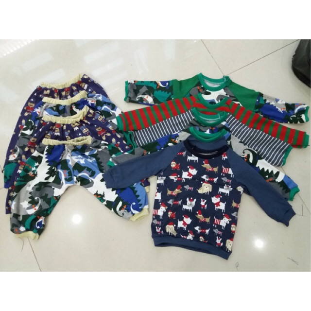 Combo 5 bộ quần áo mùa đông cho bé