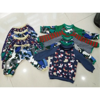 Combo 5 bộ quần áo mùa đông cho bé