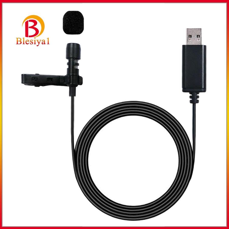 Micro Ngoài Usb Blesiya1 Có Kẹp Gắn Cổ Áo & Dây Cáp Cho Điện Thoại Thông Minh / Laptop / Pc