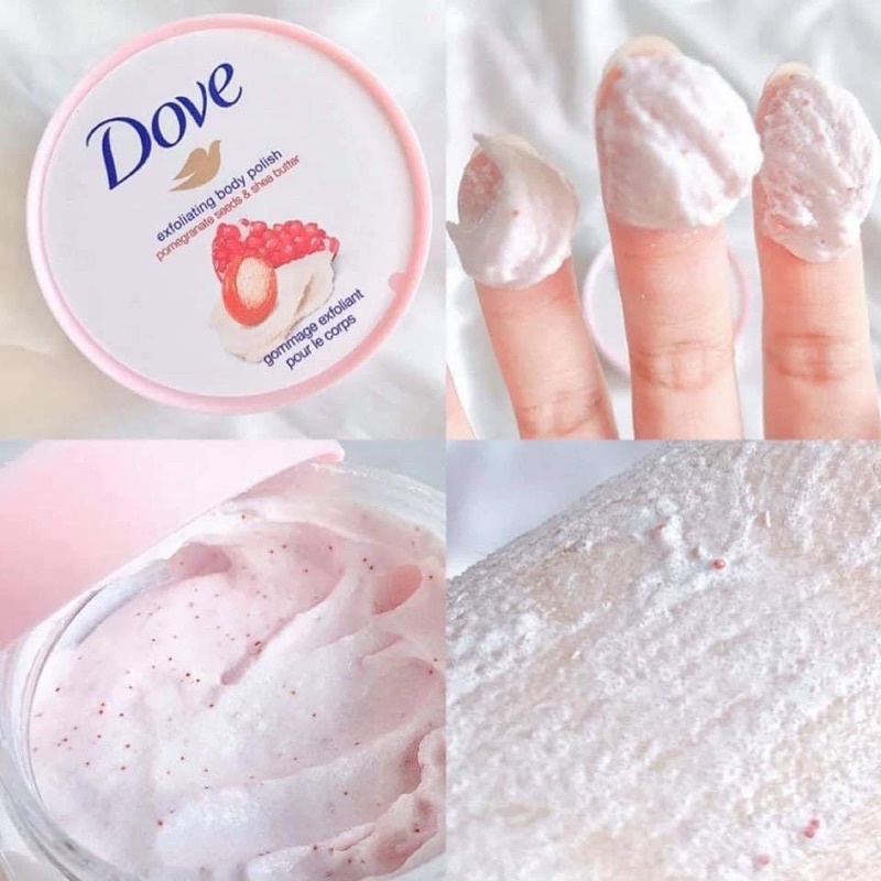 TẨY TẾ BÀO CHẾT, TẨY DA CHẾT BODY DOVE, TẨY DA CHẾT TOÀN THÂN DOVE Exfoliating Body