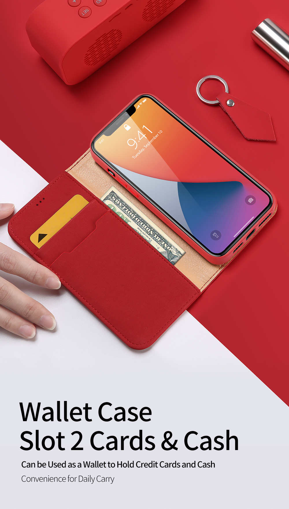 Bao Da Nắp Gập Dux Ducis Cho Iphone 12 Mini 12 Pro Max 11 Pro | BigBuy360 - bigbuy360.vn