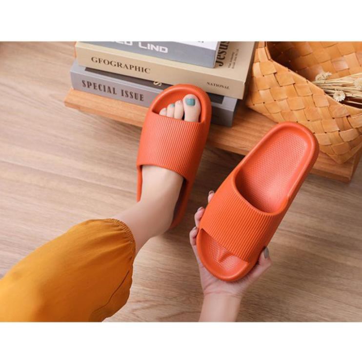 (ĐẾ SIÊU DÀY 4CM) Dép thông hơi ulzzang bánh mì độn đế 5 cm siêu nhẹ chống trượt