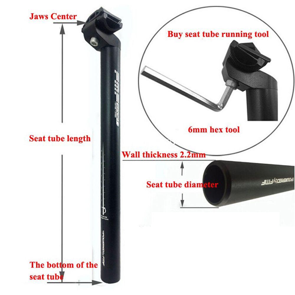 Cốt Yên Xe Đạp Leo Núi Bằng Hợp Kim Nhôm 30.4 30.9 31.6mm 350mm 450mm