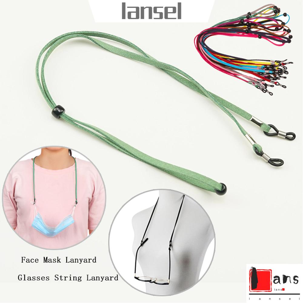 Dây Đeo Khẩu Trang Bằng Da Độ Co Giãn Cao Chống Trượt Có Thể Điều Chỉnh Nhiều Màu